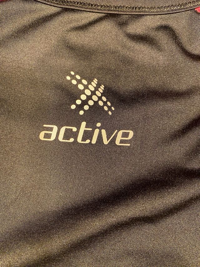 Camiseta deportiva Crivit mujer negra/fucsia Talla