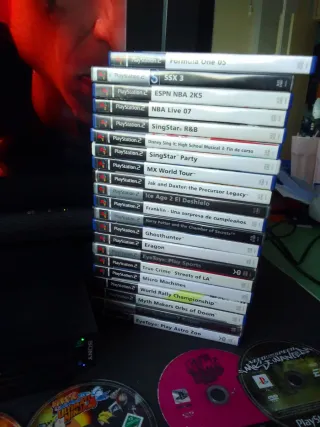 Gran Lote PlayStation 2 + TV Sony Bravia