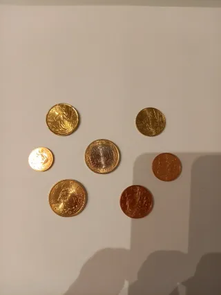 7Monedas Francia 1999 1€, 50c, 20c, 10c, 5c, 2c,1c