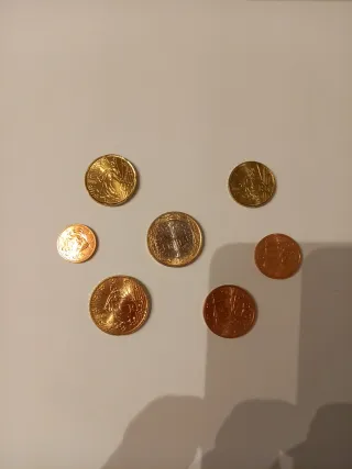 7Monedas Francia 1999 1€, 50c, 20c, 10c, 5c, 2c,1c