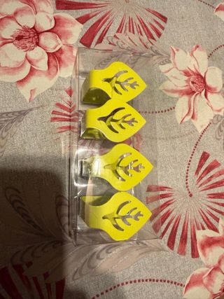 Set 4 ferma tovaglia gialli