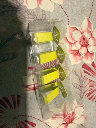 Set 4 ferma tovaglia gialli