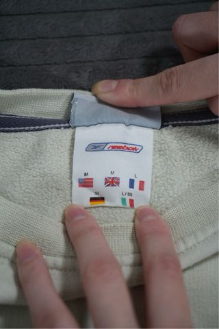 Sudadera Reebok Beige