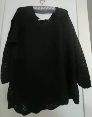 Jersey Cortefiel Negro Talla L