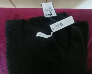 Jersey Cortefiel Negro Talla L