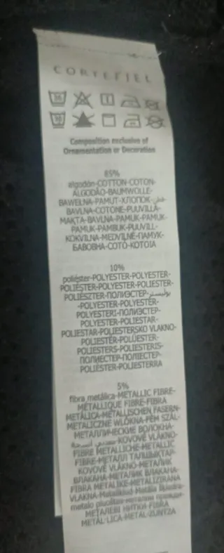 Jersey Cortefiel Negro Talla L