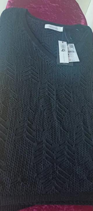 Jersey Cortefiel Negro Talla L