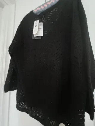 Jersey Cortefiel Negro Talla L