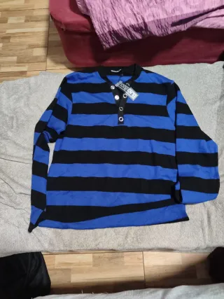 Jersey BLACKROCK rayas azul y negro