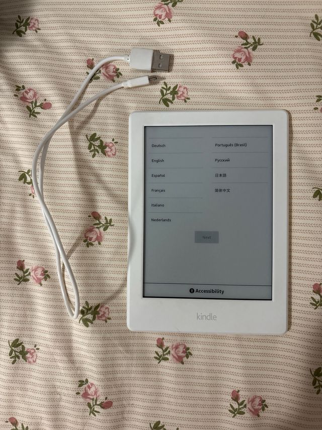 Amazon Kindle Blanco