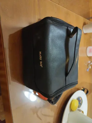 Bolso Maquillaje Profesional Negro y Rosa