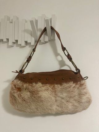 Bolso de pelo marrón, en perfecto estado