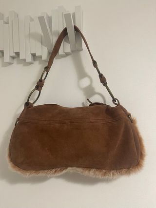 Bolso de pelo marrón, en perfecto estado
