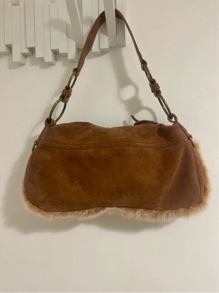 Bolso de pelo marrón, en perfecto estado