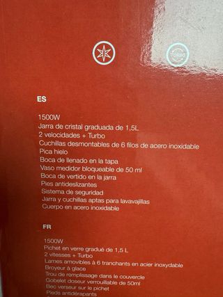 Batidora Solac Beauty & the Beast 1500W Está nueva