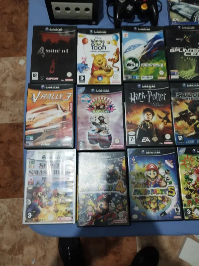 Lote Nintendo GameCube + 2 mandos