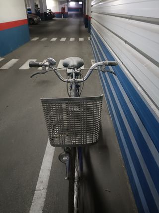 Bicicleta Paseo Ciudad Mujer Vintage Azul