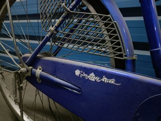 Bicicleta Paseo Ciudad Mujer Vintage Azul