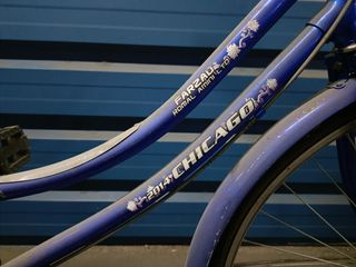 Bicicleta Paseo Ciudad Mujer Vintage Azul