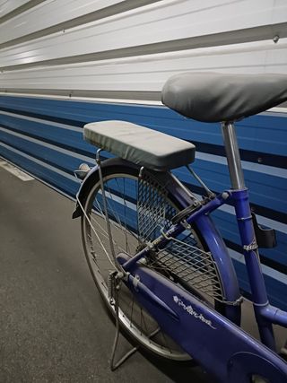 Bicicleta Paseo Ciudad Mujer Vintage Azul