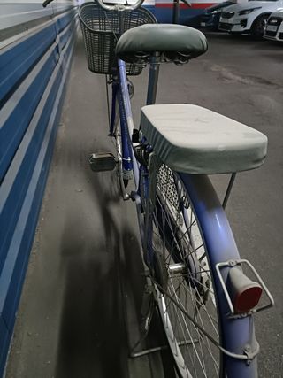 Bicicleta Paseo Ciudad Mujer Vintage Azul