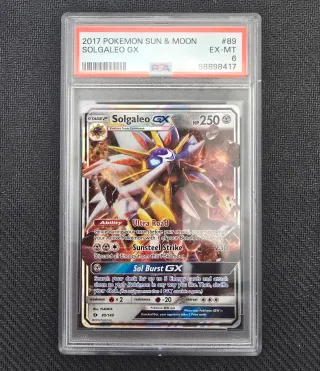 Carta Gradata PSA 6 Solgaleo GX 89/149 Sun & Moon