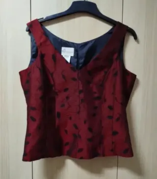 Chaleco Alberto Castillo Rojo y Negro