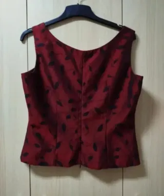 Chaleco Alberto Castillo Rojo y Negro