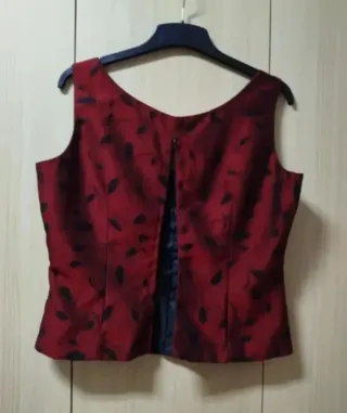 Chaleco Alberto Castillo Rojo y Negro