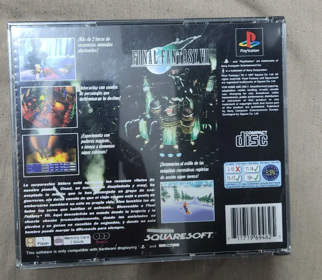 Final Fantasy VII PS1 RPG