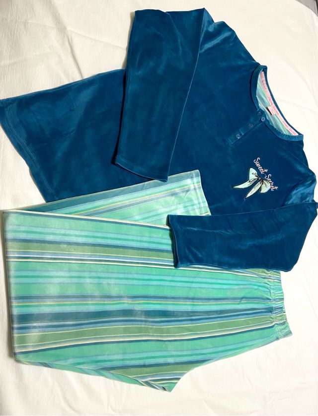 Pijama terciopelo mujer T/2XL