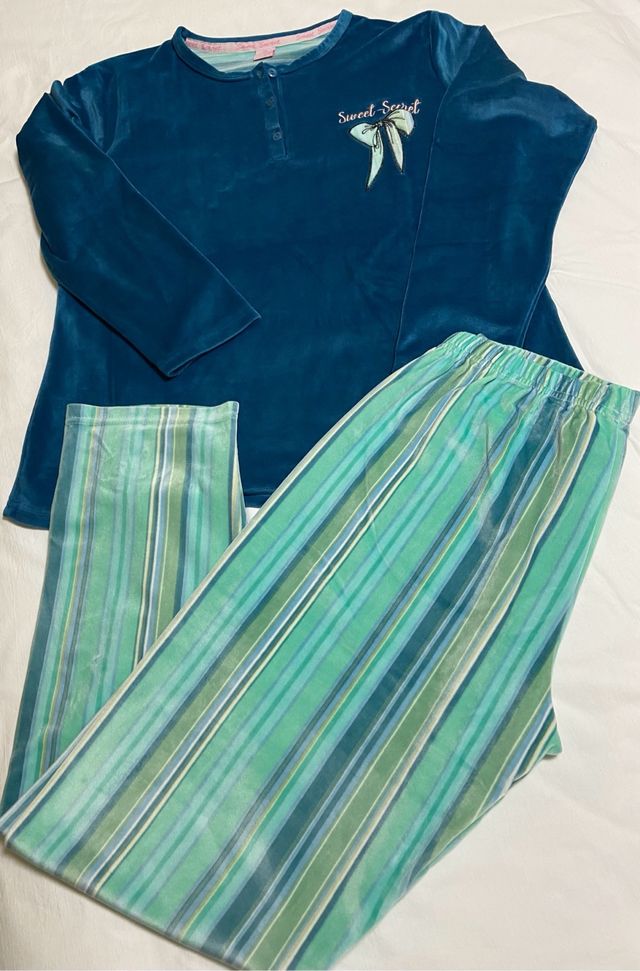 Pijama terciopelo mujer T/2XL