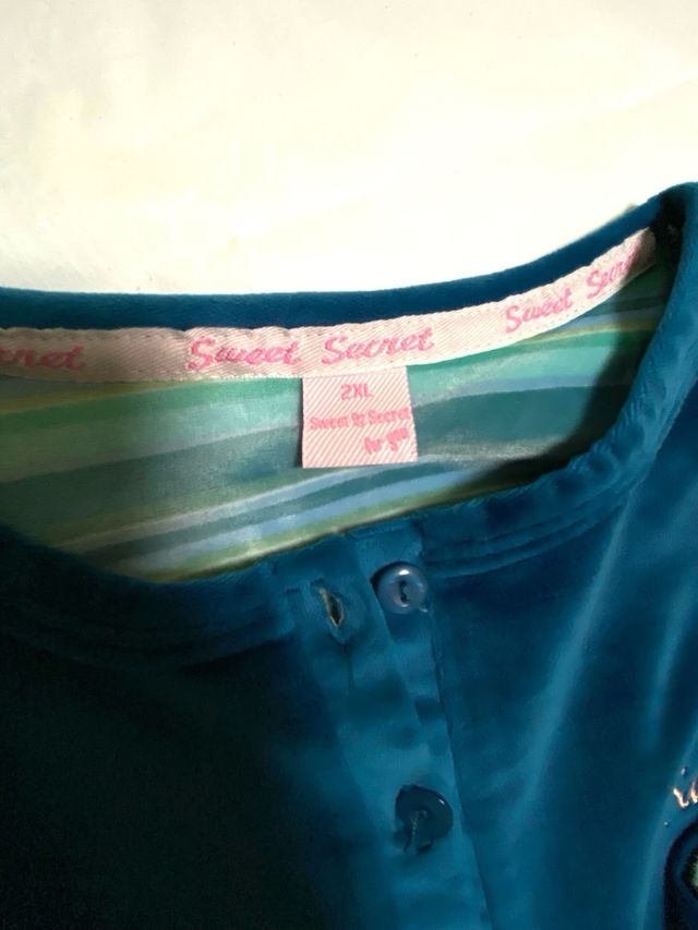 Pijama terciopelo mujer T/2XL