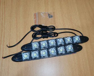 Luces LED Azul Hielo para Coche • Alta Intensidad