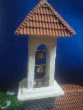Maqueta Iglesia Campanario Belén Scalextric