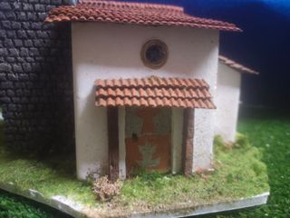 Maqueta Iglesia Campanario Belén Scalextric