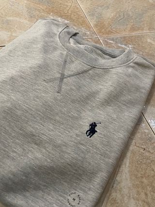 Polo Ralph Lauren Moletom Cinza Tamanho M