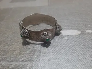 Pulseras Plata y Negro