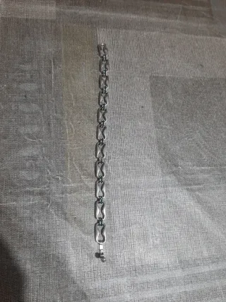 Pulseras Plata y Negro