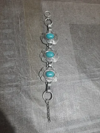 Pulseras Plata y Negro