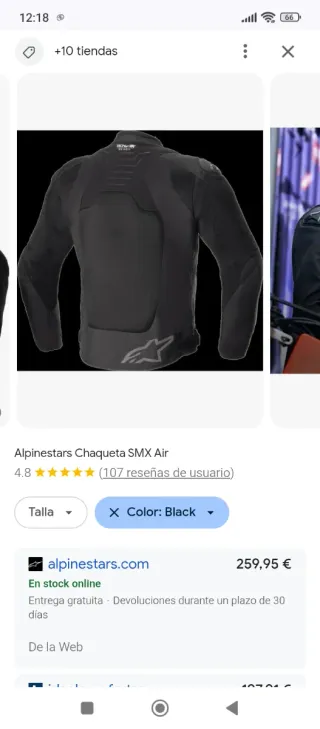 Chaqueta Moto Alpinestars S-MX AIR