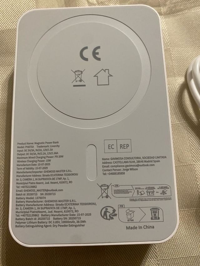 Powerbank Magnetica 10.000 mAh - MagSafe