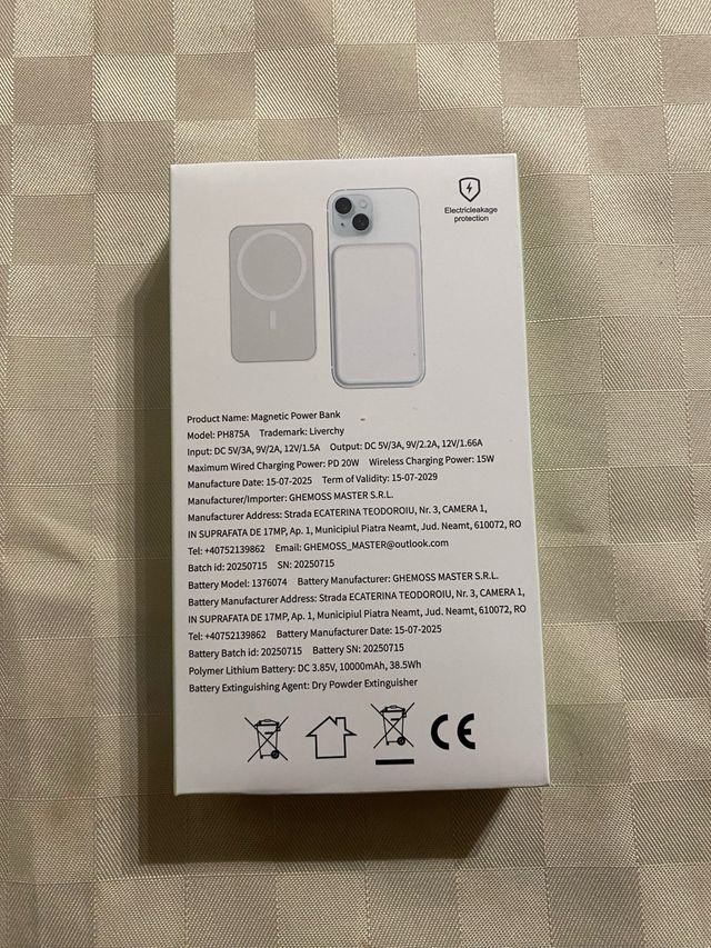 Powerbank Magnetica 10.000 mAh - MagSafe