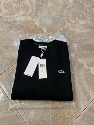 Camisola Lacoste Preta Tamanho M