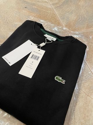 Camisola Lacoste Preta Tamanho M