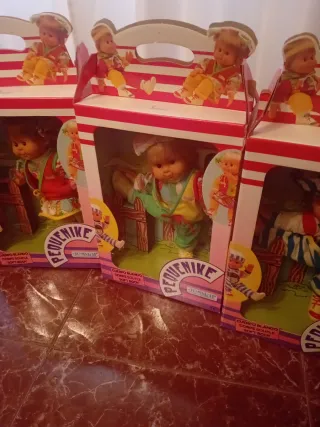 Juguetes antiguos  Lote de 3 muñecas antiguas