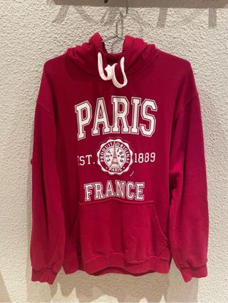 Sudadera Granate Paris France - Talla M