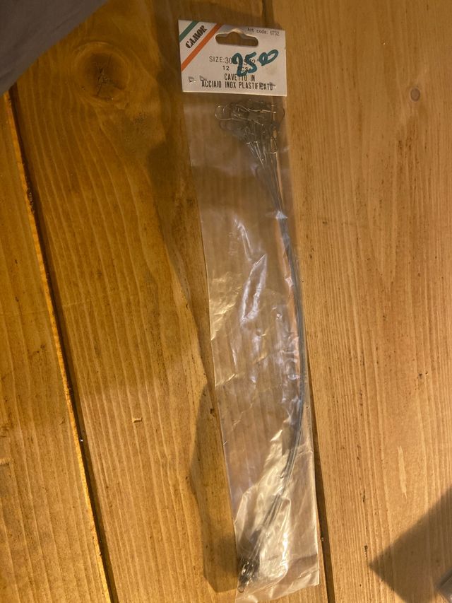 Cavetti per pesca CAMOR Acciaio Inox Plastificato