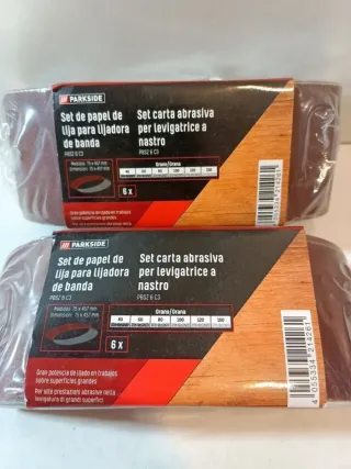 75×457 Lote Lijas Banda PARKSIDE