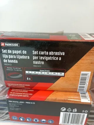 75×457 Lote Lijas Banda PARKSIDE